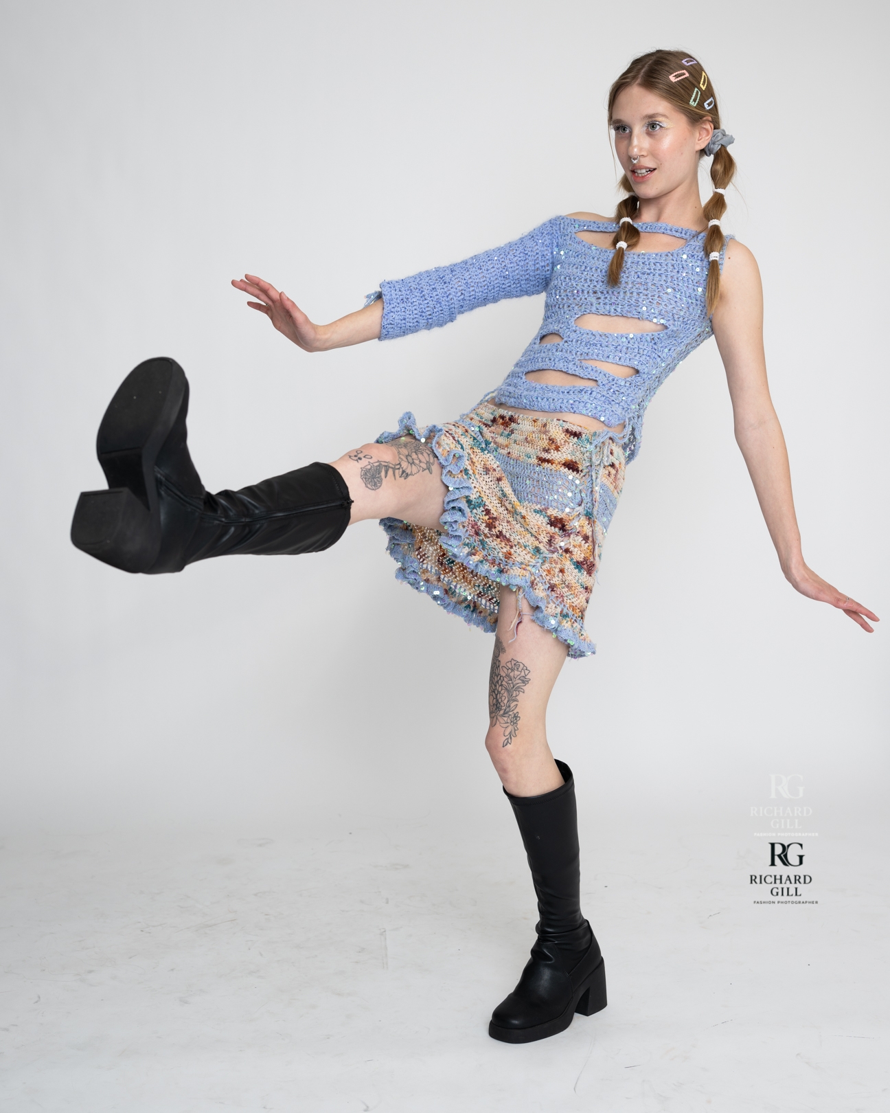 Fashion editorial — crochet